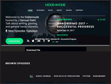 Tablet Screenshot of hiddennode.com